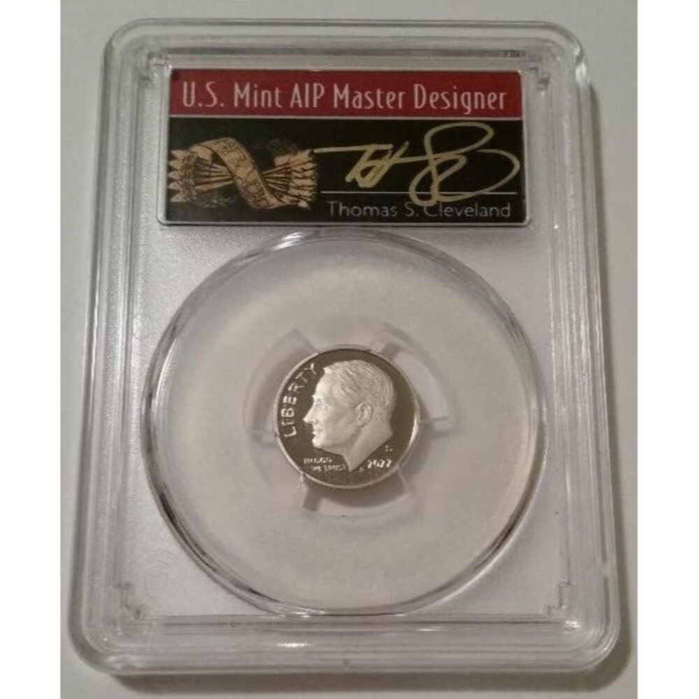 2022 S Clad Roosevelt Dime Proof PR70 DCAM PCGS First Strike Cleveland Arrows